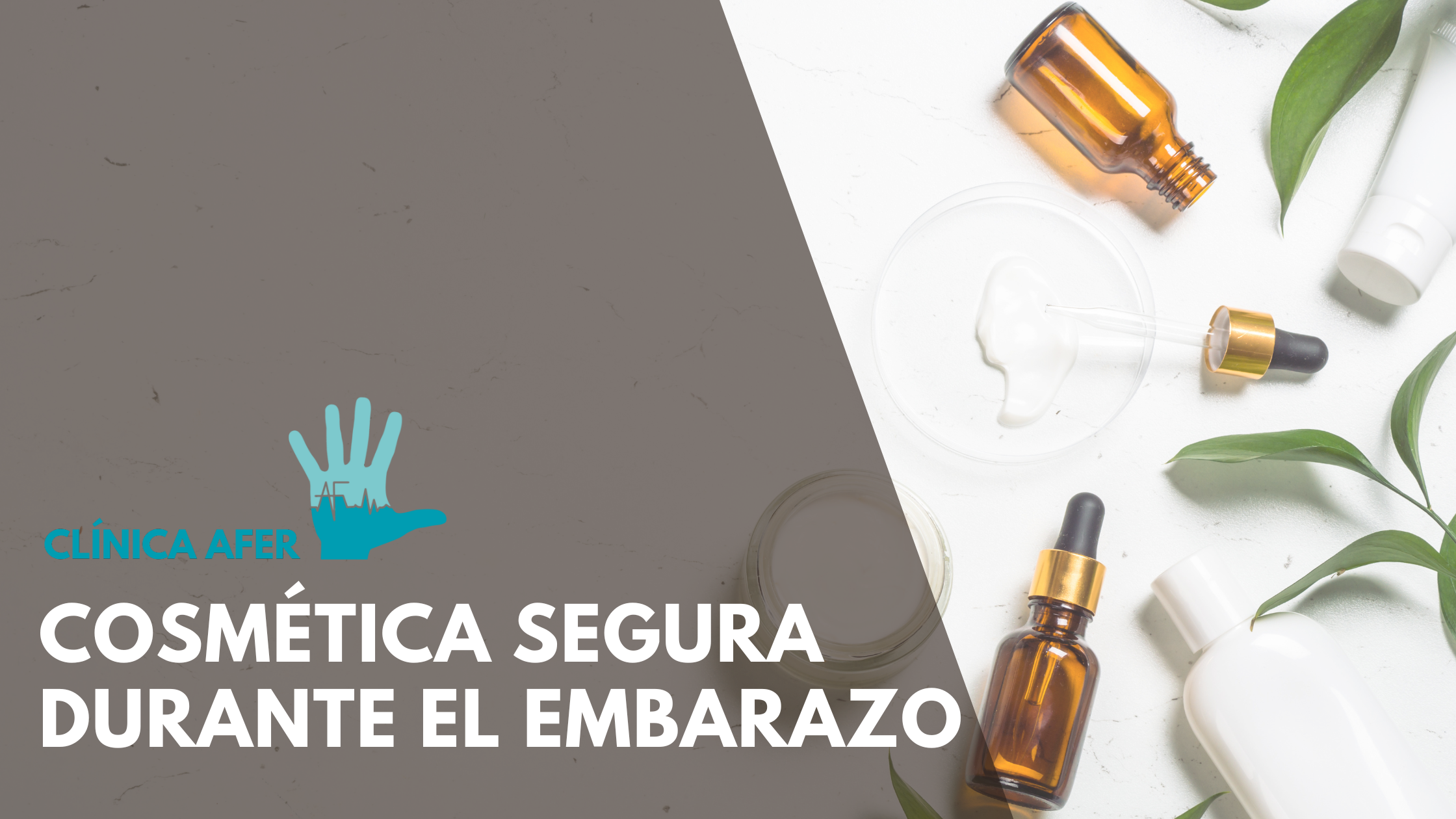 Cosmética segura durante el embarazo.